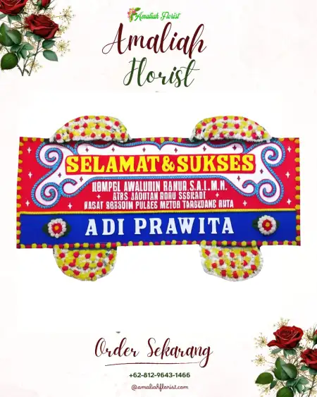 Papan Bunga Ucapan Selamat Awilega