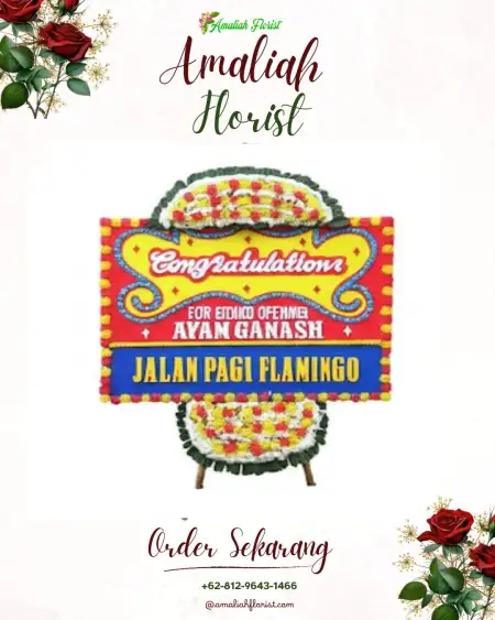 Sewa Papan Bunga Awilega